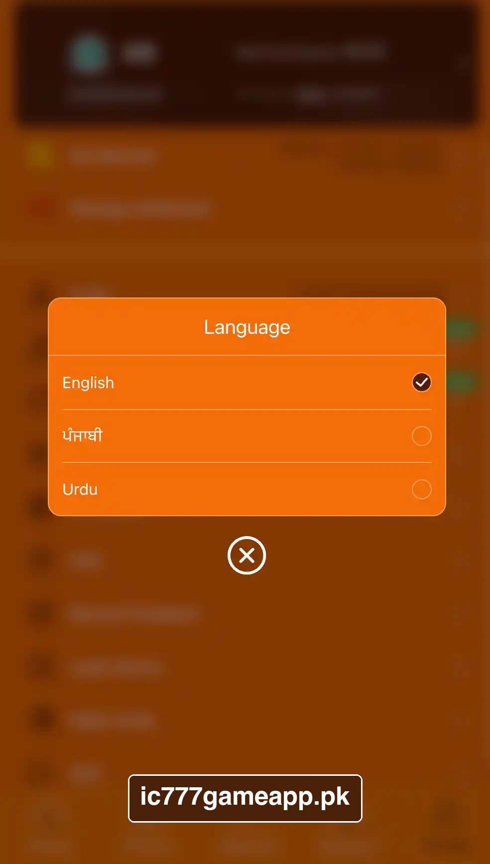 IC777 language options